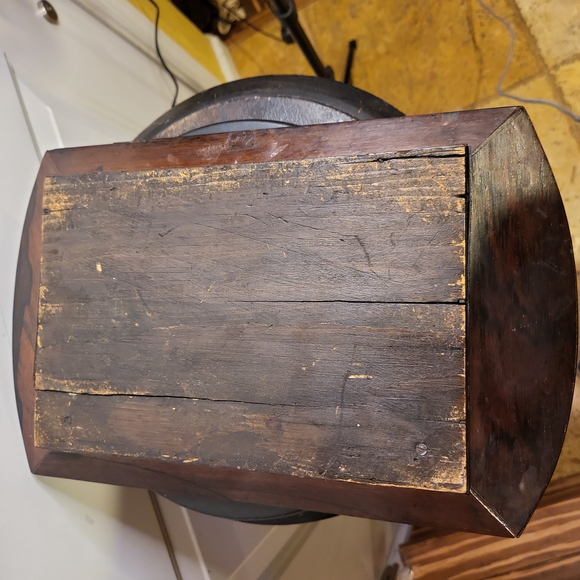 Antique circa Mid 1800s French Boulle Inkwell Stand Tray w/o the Glass Inkwells - Picture 7 of 13